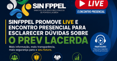 SINFPPEL PROMOVE LIVE E ENCONTRO PRESENCIAL PARA ESCLARECER DÚVIDAS SOBRE O PREV LACERDA