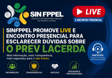 SINFPPEL PROMOVE LIVE E ENCONTRO PRESENCIAL PARA ESCLARECER DÚVIDAS SOBRE O PREV LACERDA