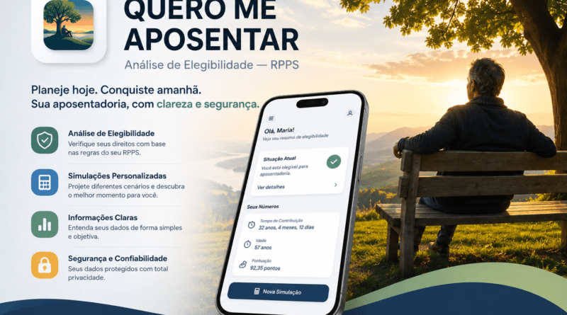 Conheça o aplicativo QUERO ME APOSENTAR